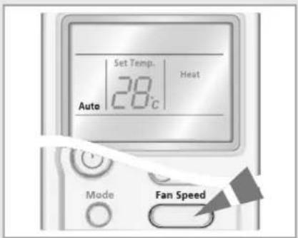 SAMSUNG AQV24VBAN - Selecting Heat Mode - 4