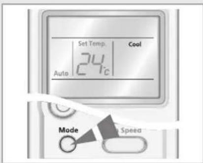 SAMSUNG AQV24VBAN - Selecting Cool Mode - 2