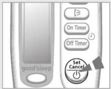 SAMSUNG AQV24NSBX - Selecting gMode sleep - 1