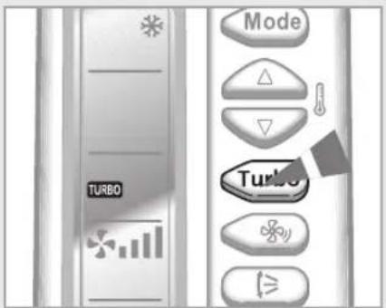 SAMSUNG AQV24NSBX - Selecting the Turbo Function - 2