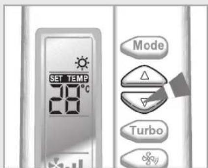 SAMSUNG AQV24NSBN - Selecting Heat Mode - 4
