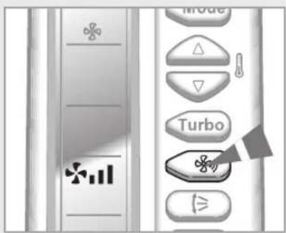 SAMSUNG AQV24NSBN - Selecting Fan Mode - 4
