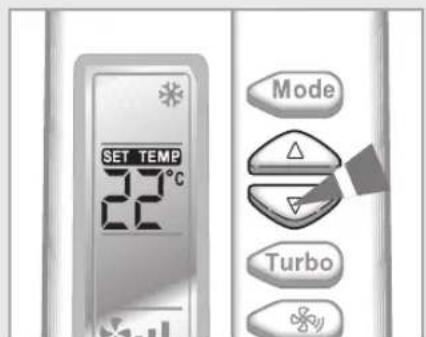SAMSUNG AQV24NSBN - Selecting Cool Mode - 3