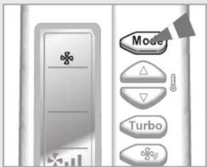 SAMSUNG AQV24NSBN - Selecting Fan Mode - 3