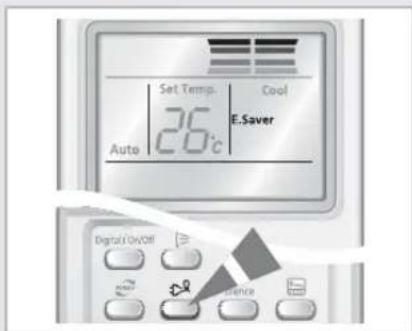 SAMSUNG AQV24MSAX - Seleccionar o modo de Poupança de Energia - 2