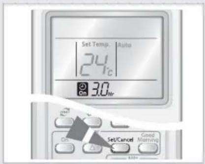 SAMSUNG AQV24MSAX - Programação do Temporizador (Ligar) - 3