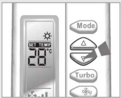 SAMSUNG AQV24FAX - Selecting Heat Mode - 4