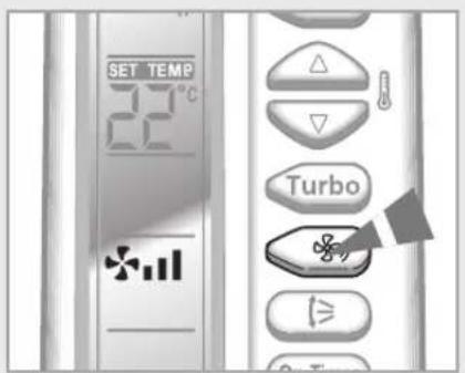 SAMSUNG AQV24FAX - Selecting Cool Mode - 4