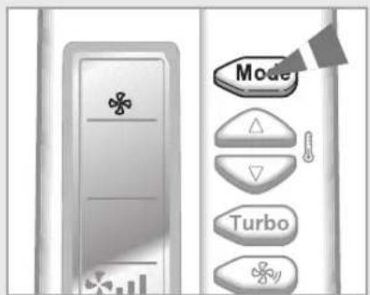 SAMSUNG AQV24FAX - Selecting Fan Mode - 3