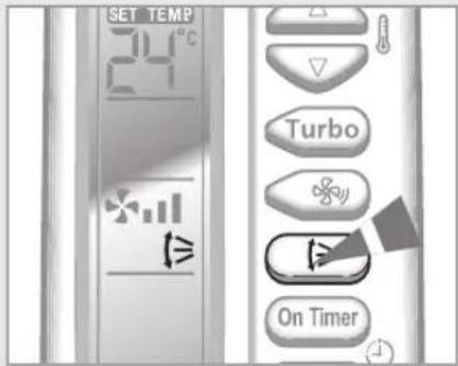 SAMSUNG AQV24FAX - Adjusting the Airflow Direction Vertically - 1