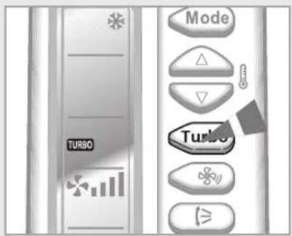 SAMSUNG AQV24FAX - Selecting the Turbo Function - 2