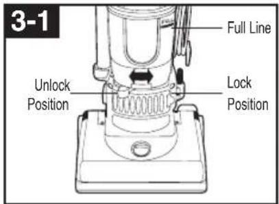 SAMSUNG SU2950 - Emptying the Dirt Cup - 1