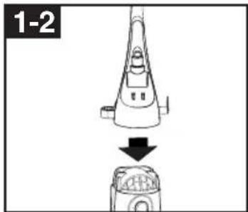 SAMSUNG SU2950 - Step 1. Attaching the Handle - 1