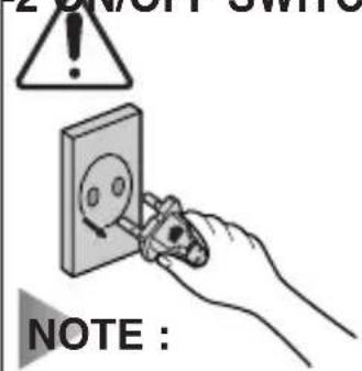 2 OR OFF SWITCH NOTE :