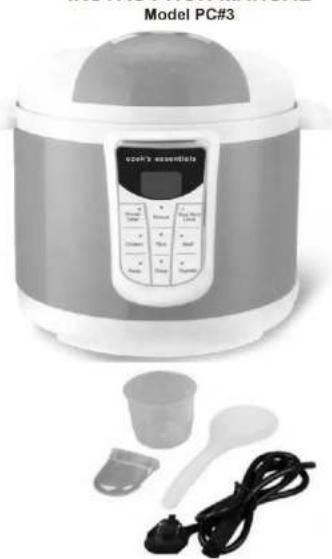 Cook's essentials PC 3 - DIGITAL PRESSURE COOKER - 1