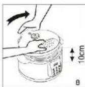 Cook's essentials PC 3 - LID INSTRUCTIONS – OPENING, CLOSING, REMOVING AND ATTACHING - 5