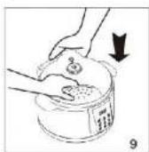 Cook's essentials PC 3 - LID INSTRUCTIONS – OPENING, CLOSING, REMOVING AND ATTACHING - 6