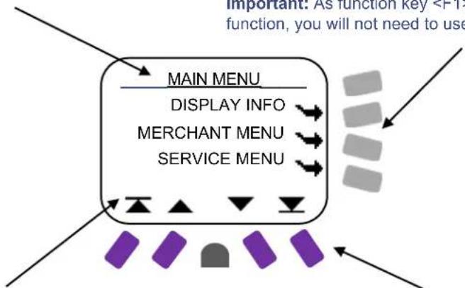 CCV Smart Vx570 - Payment terminal menu - 2