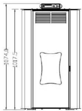 Just Fire NB-B24 - Dimensions of Hydro stoves - 5