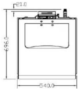 Just Fire NB-B24 - Dimensions of Hydro stoves - 2