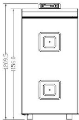 Just Fire NB-B24 - Dimensions of Hydro stoves - 6