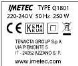 IMETEC PB 100 - FRULLATORE - 8