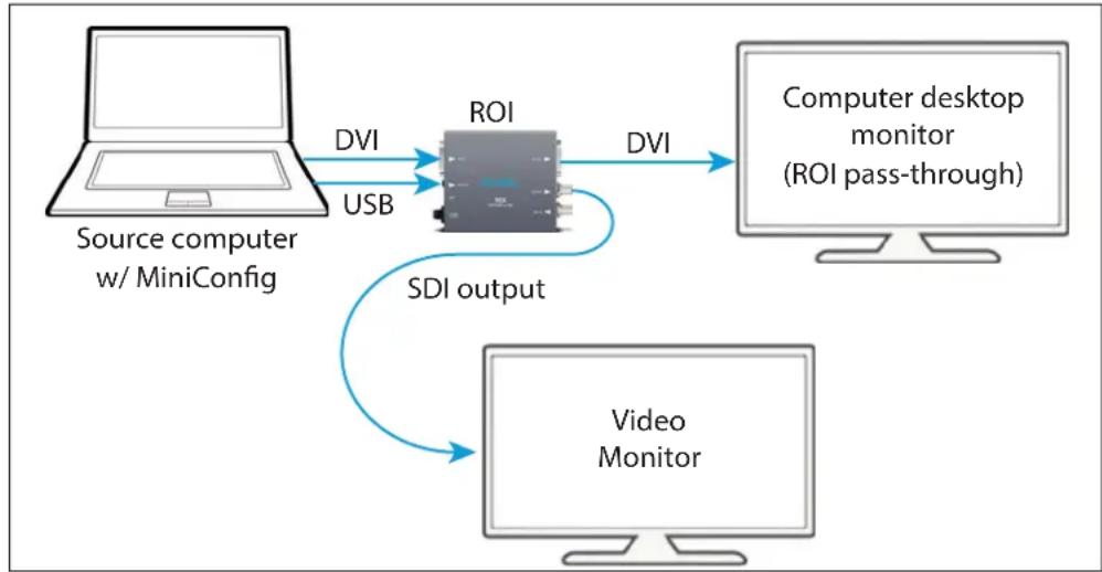 AJA ROI-DVI - Typical ROI Configurations - 1