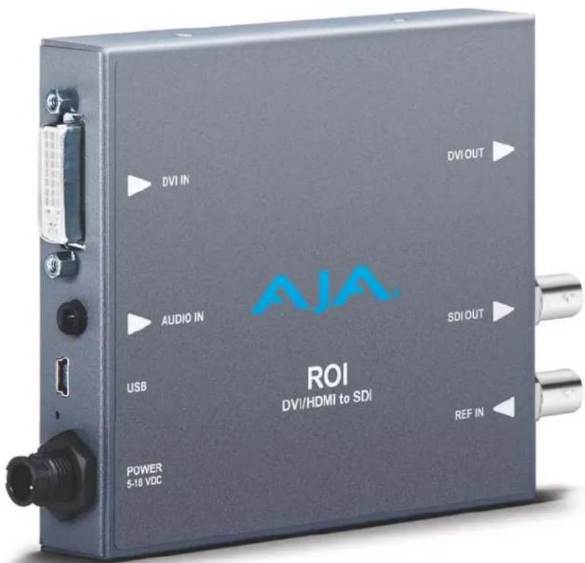 AJA ROI-DVI - Installation & Operation Guide - 1