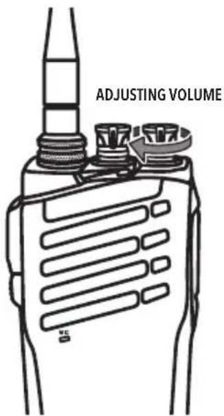 ADJUSTING VOLUME