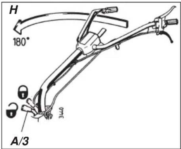 Agria 3500 - Lenkholm-Seitenverstellung - 3