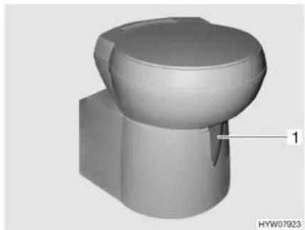 Carado Delight 164 L - Schwenkbare Toilette - 2