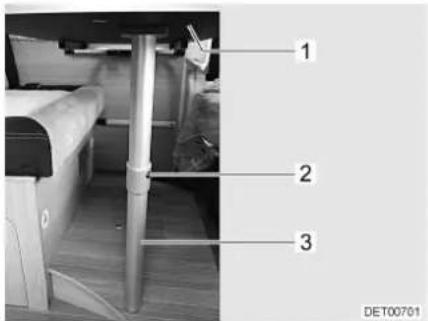 Carado Delight 164 L - Hängetisch mit Gelenkstützfuß - 1