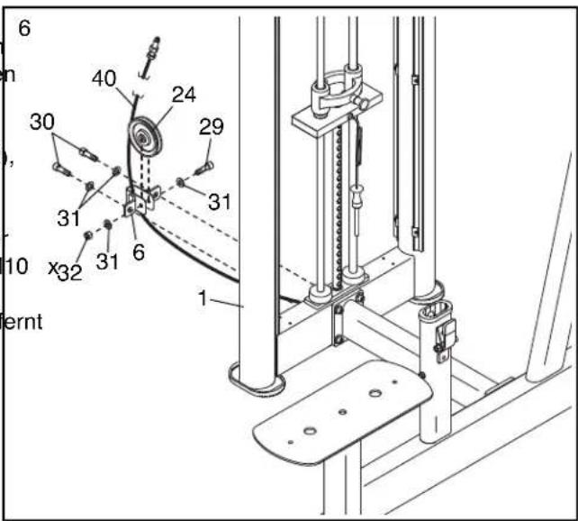 FreeMotion Epic Lat/High Row - DIAGRAMM FÜR DIE IDENTIFIZIERUNG DER TEILE - 22