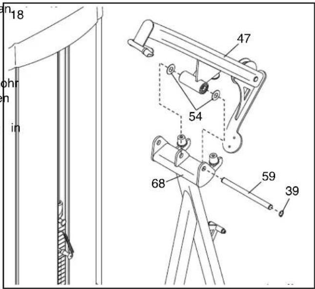 FreeMotion Epic Lat/High Row - DIAGRAMM FÜR DIE IDENTIFIZIERUNG DER TEILE - 34