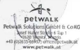 Petwalk 3.0 - ENTSPRECHEND 2006/42//EG (MASCHINENRICHTLINIE) - 1
