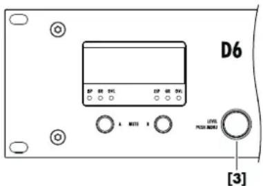 D&B D6 - - LED blitzt regelmäßig kurz auf (1:8-Takt) => STANDBY - 1