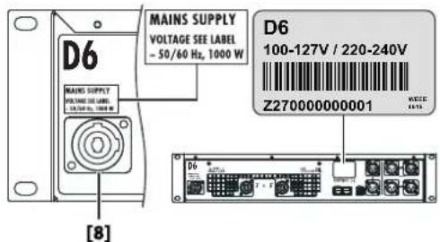 D&B D6 - WARNUNG! Gefahr eines elektrischen Schlags - 1