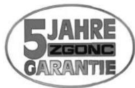 Zgonc MD 480 - Service-Informationen - 2