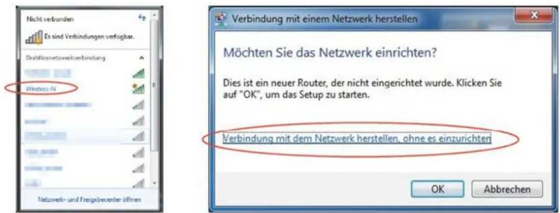 Salcar Wireless-N - 1) Zugriff über W-LAN - 1