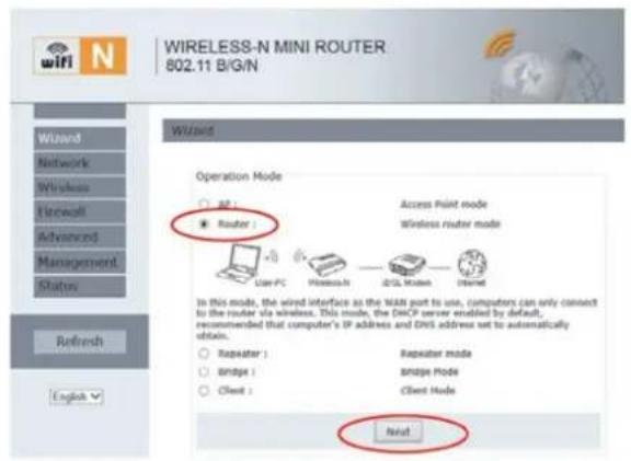 Salcar Wireless-N - 3) Mini-Router als W-LAN Router einrichten - 1