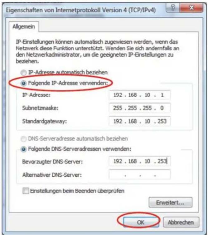 Salcar Wireless-N - 2) Zugriff über Kabel - 1