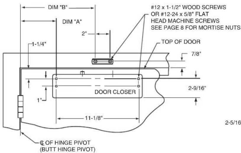 Sargent 1430 - STANDARD APPLICATION - 2