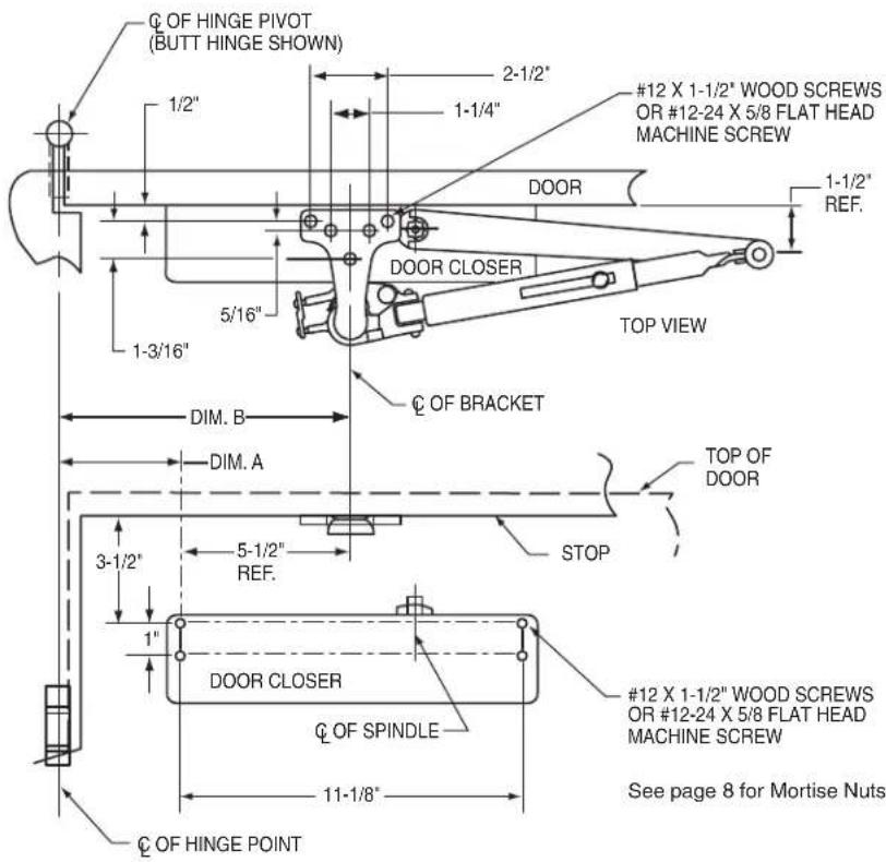 Sargent 1430 - PARALLEL ARM APPLICATION - 2
