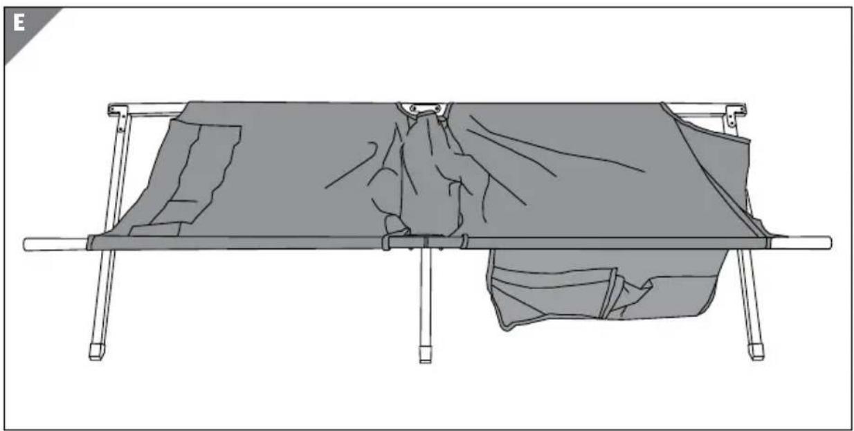 Adventuridge Camping Cot 96122 - Contents - 5