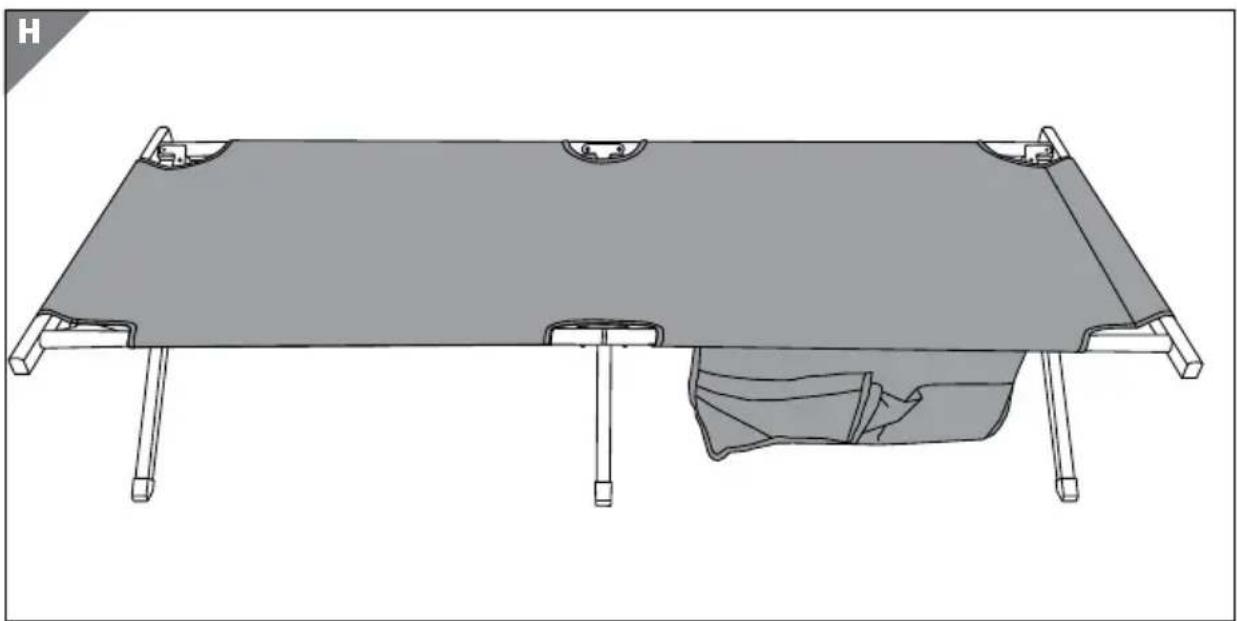 Adventuridge Camping Cot 96122 - Contents - 8
