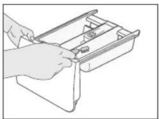 SAMSUNG WF-J125N - Cleaning the detergent drawer and recess - 2