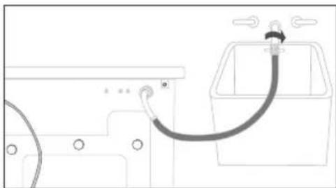 SAMSUNG WF-J125N - Connecting the water supply hose - 1