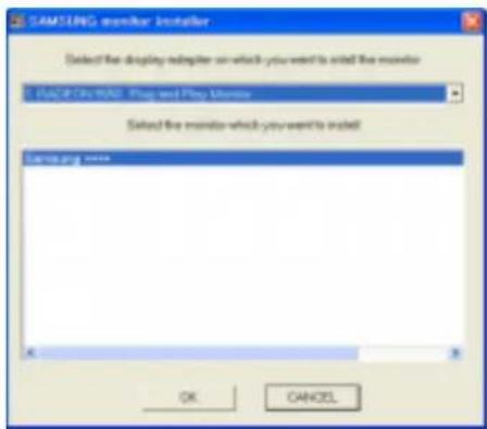 SAMSUNG 940MW - Installing the monitor driver (Automatic) - 2