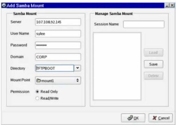 SAMSUNG 911LT - Add Samba Mount - 1