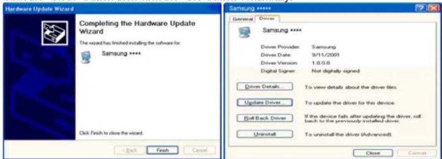 SAMSUNG 911LT - Installing the Monitor Driver (Automatic) - 33